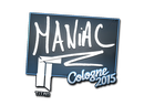 Наклейка | Maniac | Кёльн 2015