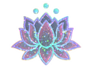 Sticker | Lotus (Glitter)