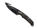 ★ StatTrak™ Нож с лезвием-крюком | Черный глянец (Немного поношенное)